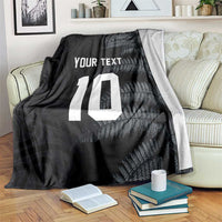 Custom New Zealand Football-Towards World Cup 2026 Blanket LT03 Black - Polynesian Pride