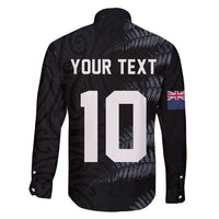 Custom New Zealand Football-Towards World Cup 2026 Family Matching Off Shoulder Maxi Dress and Hawaiian Shirt