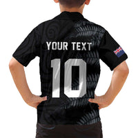 Custom New Zealand Football-Towards World Cup 2026 Family Matching Tank Maxi Dress and Hawaiian Shirt