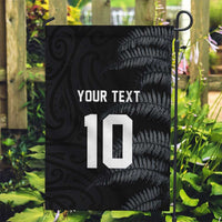 Custom New Zealand Football-Towards World Cup 2026 Garden Flag LT03 Garden Flag Black - Polynesian Pride