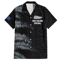 Custom New Zealand Football-Towards World Cup 2026 Hawaiian Shirt LT03 Black - Polynesian Pride