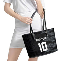 Custom New Zealand Football-Towards World Cup 2026 Leather Tote Bag