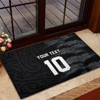 Custom New Zealand Football-Towards World Cup 2026 Rubber Doormat LT03 - Polynesian Pride