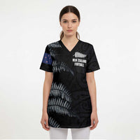 Custom New Zealand Football-Towards World Cup 2026 Scrub Top LT03 - Polynesian Pride