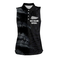 Custom New Zealand Football-Towards World Cup 2026 Women Sleeveless Polo Shirt