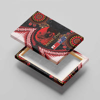 Tonga and Australia ANZAC Day Canvas Wall Art Aboriginal and Ngatu Art Pattern - Gallipoli Lest We Forget LT03 - Polynesian Pride