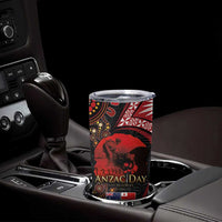 Tonga and Australia ANZAC Day Tumbler Cup Aboriginal and Ngatu Art Pattern - Gallipoli Lest We Forget LT03 - Polynesian Pride