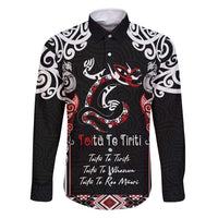 Aotearoa Toitu Te Tiriti-Maori Taniwha Family Matching Mermaid Dress and Hawaiian Shirt Toitu Te Whenua Toitu Te Reo Maori