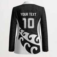 Custom NZ Rugby Blazer Koru and Silver Fern Sporty Style LT03 - Polynesian Pride
