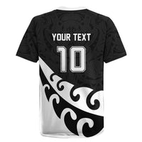 Custom NZ Rugby Rugby Jersey Koru and Silver Fern Sporty Style LT03 - Polynesian Pride