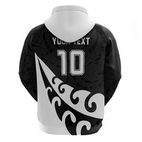 Custom NZ Rugby Zip Hoodie Koru and Silver Fern Sporty Style LT03 - Polynesian Pride