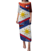 Philippines National Flag Day Puletasi Polynesian and Yakan Tattoo Brush Style