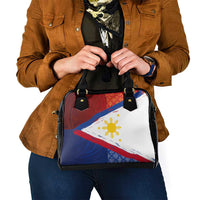 Philippines National Flag Day Shoulder Handbag Polynesian and Yakan Tattoo Brush Style