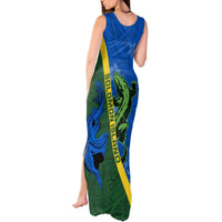 Solomon Island Crocodile and Shark Tank Maxi Dress Polynesian Pattern LT03 - Polynesian Pride