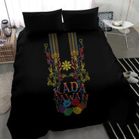 Philippines Kadayawan Festival Bedding Set Polynesian Tribal Art Barong Style