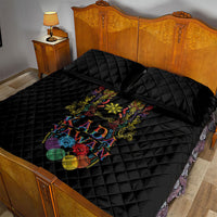 Philippines Kadayawan Festival Quilt Bed Set Polynesian Tribal Art Barong Style