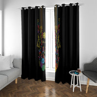 Philippines Kadayawan Festival Window Curtain Polynesian Tribal Art Barong Style