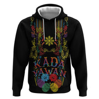 Philippines Kadayawan Festival Zip Hoodie Polynesian Tribal Art Barong Style