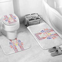 Philippines Barong Style Bathroom Set Polynesian Kakau Art Tattoos with Tribal Filipino Sun