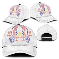 Philippines Barong Style Classic Cap Polynesian Kakau Art Tattoos with Tribal Filipino Sun