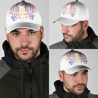 Philippines Barong Style Classic Cap Polynesian Kakau Art Tattoos with Tribal Filipino Sun