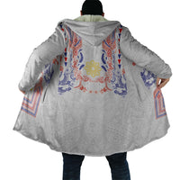 Philippines Barong Style Cloak Polynesian Kakau Art Tattoos with Tribal Filipino Sun