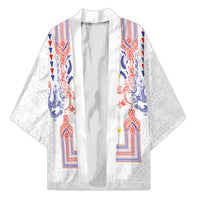 Philippines Barong Style Kimono Polynesian Kakau Art Tattoos with Tribal Filipino Sun
