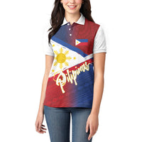 Philippines Basketball Custom Women Polo Shirt Pilipinas Tribal Pattern