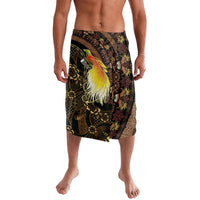 Papua New Guinea and Indonesia Batik Lavalava Bird of Paradise with Tribal Batik Patterns