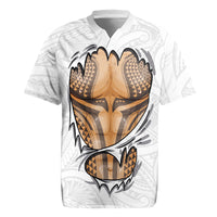Hawaiian Kakau Rugby Jersey Aquaman Tattoo Reveal Effect