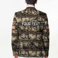 Pearl Harbor Remembrance Day Personalized Blazer Memories of December 7 with Red Poppy Lei LT03 - Polynesian Pride