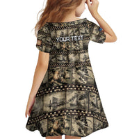 Pearl Harbor Remembrance Day Personalized Family Matching Short Sleeve Bodycon Dress and Hawaiian Shirt Memories of December 7 with Red Poppy Lei - Polynesian Pride