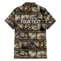 Pearl Harbor Remembrance Day Personalized Family Matching Tank Maxi Dress and Hawaiian Shirt Memories of December 7 with Red Poppy Lei - Polynesian Pride