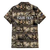 Pearl Harbor Remembrance Day Personalized Hawaiian Shirt Memories of December 7 with Red Poppy Lei - Polynesian Pride