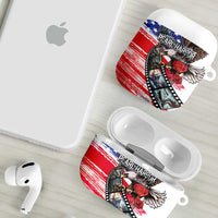 Pearl Harbor Remembrance Day AirPods Case Lest We Forget - The Bald Eagle Remembers LT03 - Polynesian Pride