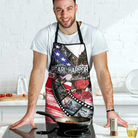Pearl Harbor Remembrance Day Apron Lest We Forget - The Bald Eagle Remembers LT03 - Polynesian Pride