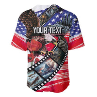 Pearl Harbor Remembrance Day Personalized Baseball Jersey Lest We Forget - The Bald Eagle Remembers - Polynesian Pride
