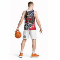 Pearl Harbor Remembrance Day Personalized Basketball Jersey Lest We Forget - The Bald Eagle Remembers LT03 - Polynesian Pride