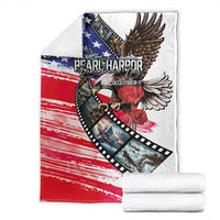 Pearl Harbor Remembrance Day Blanket Lest We Forget - The Bald Eagle Remembers - Polynesian Pride