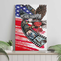 Pearl Harbor Remembrance Day Canvas Wall Art Lest We Forget - The Bald Eagle Remembers LT03 - Polynesian Pride