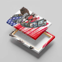 Pearl Harbor Remembrance Day Canvas Wall Art Lest We Forget - The Bald Eagle Remembers LT03 - Polynesian Pride