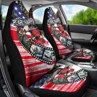 Pearl Harbor Remembrance Day Car Seat Cover Lest We Forget - The Bald Eagle Remembers - Polynesian Pride