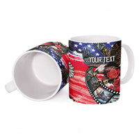 Pearl Harbor Remembrance Day Personalized Ceramic Mug Lest We Forget - The Bald Eagle Remembers LT03 - Polynesian Pride