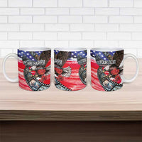 Pearl Harbor Remembrance Day Personalized Ceramic Mug Lest We Forget - The Bald Eagle Remembers LT03 - Polynesian Pride