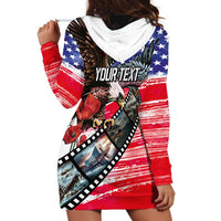 Pearl Harbor Remembrance Day Personalized Hoodie Dress Lest We Forget - The Bald Eagle Remembers - Polynesian Pride