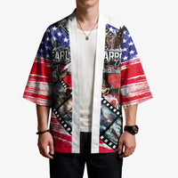 Pearl Harbor Remembrance Day Personalized Kimono Lest We Forget - The Bald Eagle Remembers - Polynesian Pride