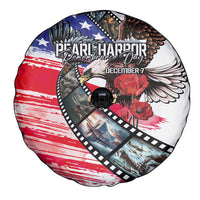 Pearl Harbor Remembrance Day Spare Tire Cover Lest We Forget - The Bald Eagle Remembers - Polynesian Pride