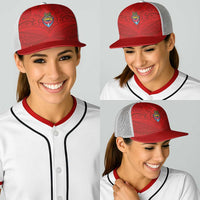 Mate Ma'a Tonga Rugby Baseball Net Cap Ngatu Tribal Motifs Sporty Style LT03 - Polynesian Pride