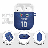Custom Samoa Rugby AirPods Case Tatau Tribal Motifs Sporty Style LT03 - Polynesian Pride