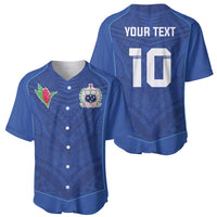 Custom Samoa Rugby Baseball Jersey Tatau Tribal Motifs Sporty Style - Polynesian Pride